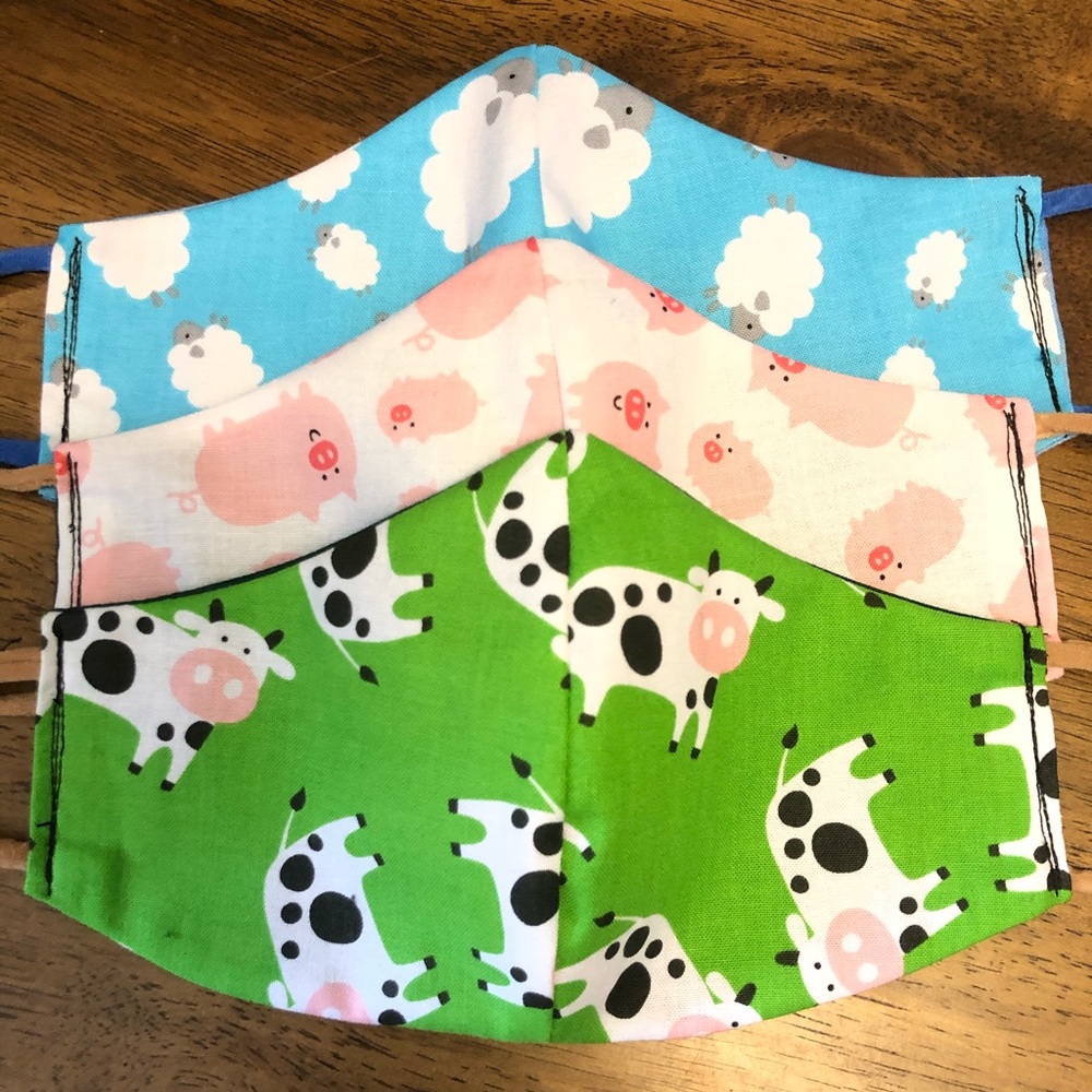 Handmade Kid Masks ❤️ Farm Animals age 2-7
